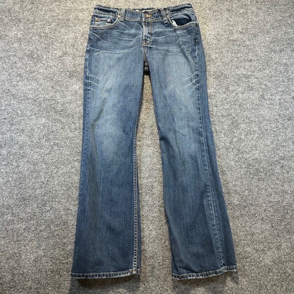 BKE Wendi Jeans Womens 30x31.5 Blue Bootcut Stretch Denim Y2K Aesthetic BKL2902R